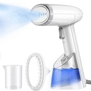 Mioduro Portable Clothes Steamer – 1400W Fast Heating, 250ml Large Water Tank, Vertical & Horizontal Steaming for Quick Wrinkle Removal – Compact & Lightweight for Home & Travel